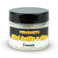 Mikbaits Mini Boilie V Dipu 6-8 mm 50 ml-Česnek
