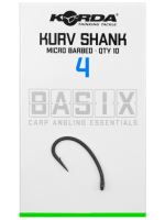 Korda Háčky Basix Kurv Shank Micro Barbed - 4