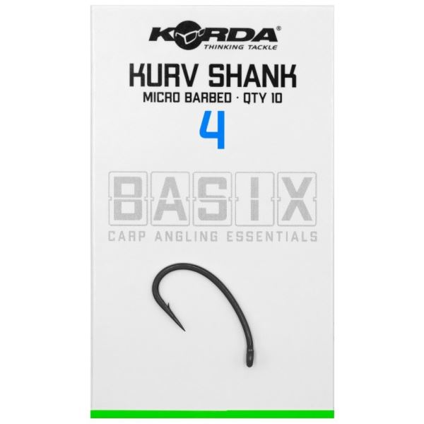 Korda Háčky Basix Kurv Shank Micro Barbed