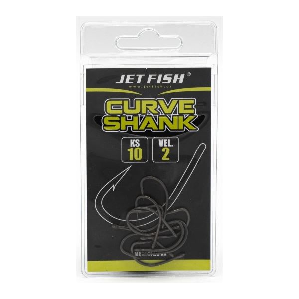 Jet Fish Háčky Curve Shank 10 ks