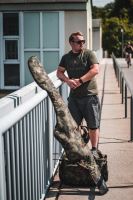 Giants Fishing Tričko Pánské Zelené Camo Logo (1)