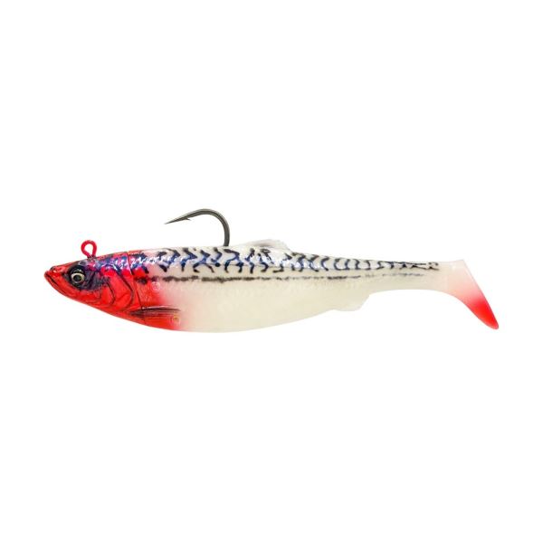 Savage Gear Gumová Nástraha 4D Herring Big Shad Sinking Red Head Mackerel 18 cm 112 g