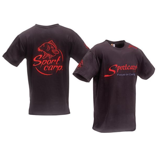 Sportcarp černé tričko Focus on Carp