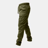 Kumu Lehké Kalhoty Utility Cargos Khaki (2)