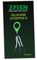 Zfish zarážky silicone stopper Čirá 15 ks (1)