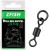 Zfish Obratlík s Kroužkem Rolling Swivel With Ring Black Matt Vel 8 Nosnost 26 kg