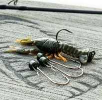 Savage Gear Gumová Nástraha Ned Craw Floating Black Blue 6,5 cm 2,5 g (3)