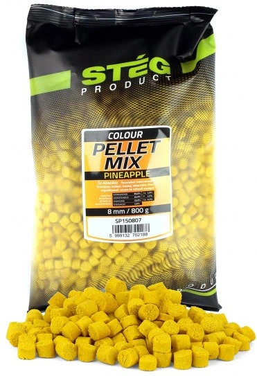 Levně Stég pelety pellet mix 800 g 8 mm - pineapple