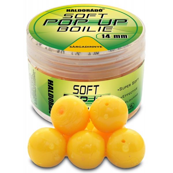 Haldorádó Pop Up Boilie Super Soft Žlutý Meloun 14 mm