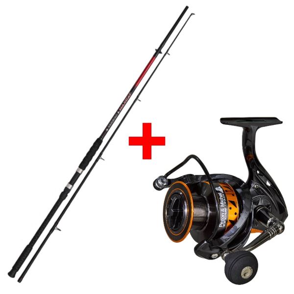 Pezon&Michel Prut Titan Maxcat 2,4 m 250-300 g + Naviják Titan Track FV 650