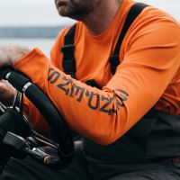 Grundéns Funkční UV Triko Tough Sun Crew Azure - XXL (8)