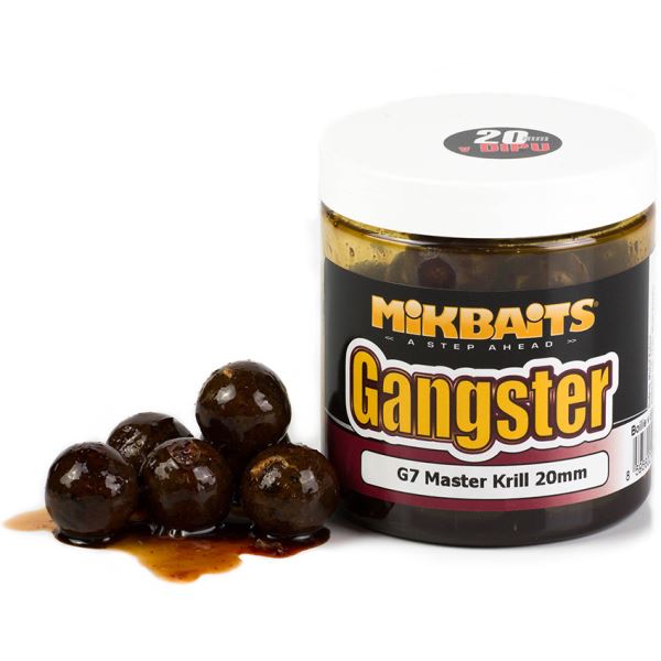 Mikbaits Boilies V Dipu Gangster G7 master krill 250 ml