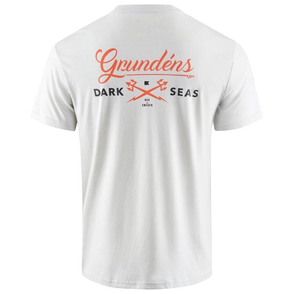 Grundéns Tričko Dark Seas X Grundens Common Bond SS T-Shirt Oyster