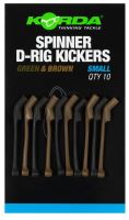 Korda Rovnátka Spinner D-Rig Kickers Green/Brown 10 ks (1)