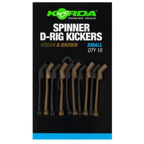 Korda Rovnátka Spinner D-Rig Kickers Green/Brown 10 ks