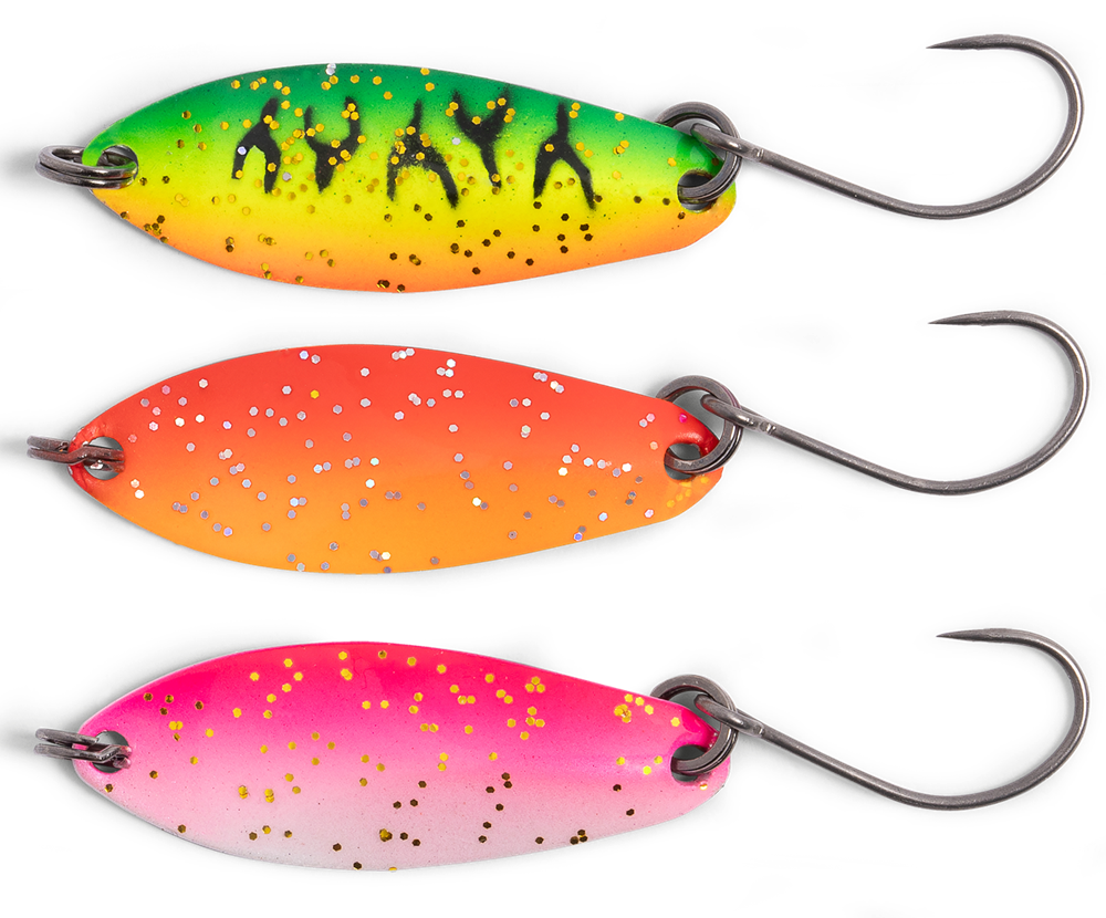Zebco plandavky target fish trout ul spoon set - 2,2 g