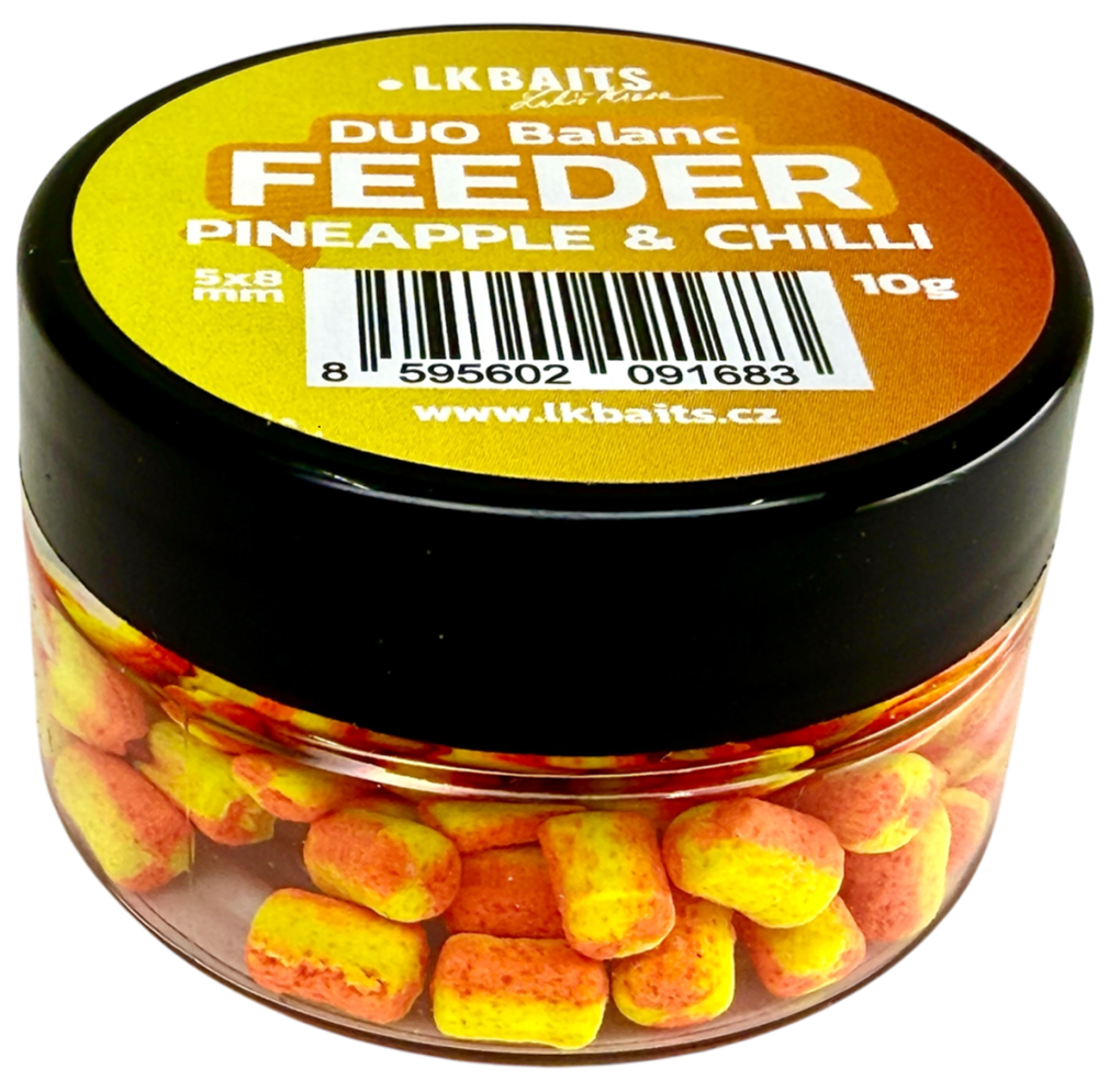 Lk baits duo balanc feeder 5x8 mm 10 g - pineapple a chilli