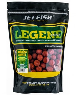 Levně Jet fish boilie legend range kořeněná kreveta - 1 kg 20 mm