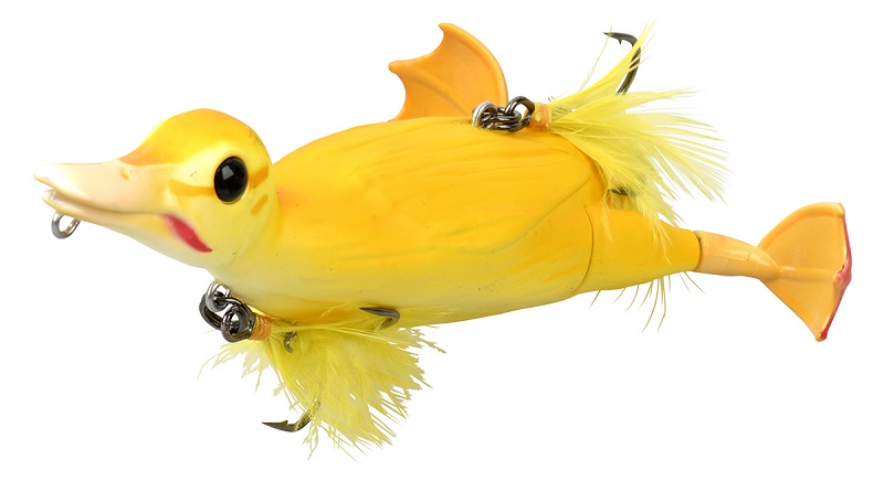 Savage gear 3d sebevražedná kachna žlutá-15 cm 70 g