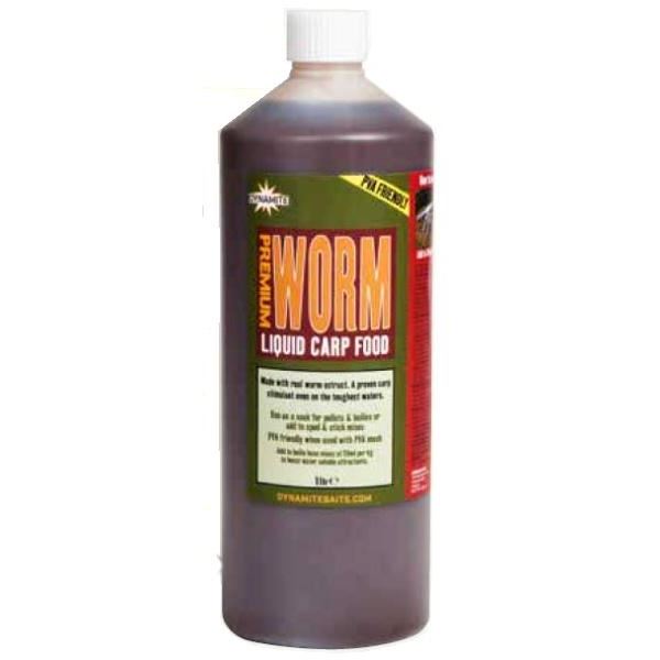 Dynamite Baits Liquid Carp Food Worm 1 l