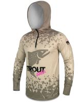 Delphin Tričko s Kapucí UV ARMOR 50+ Trout - S