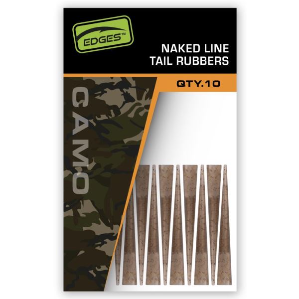 Fox Převleky Na Závěsky Edges Camo Naked Line Tail Rubbers 10 ks