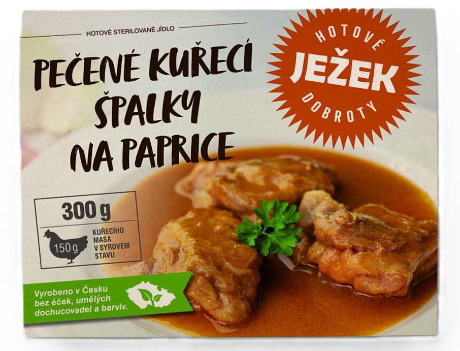 Levně Ježkovy krabičky pečené kuřecí špalky na paprice 300 g