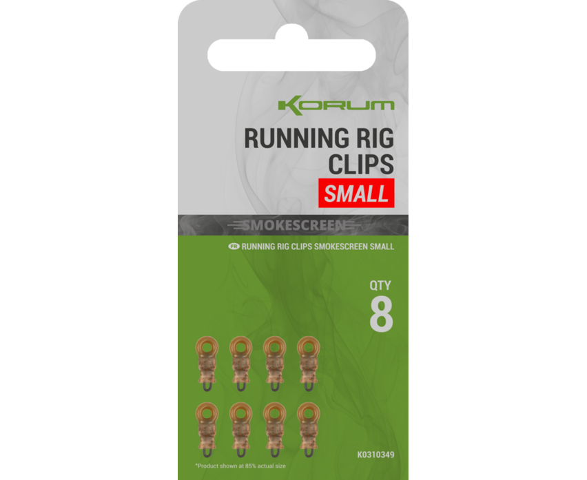 Levně Korum montáž smokescreen running rig clips - small