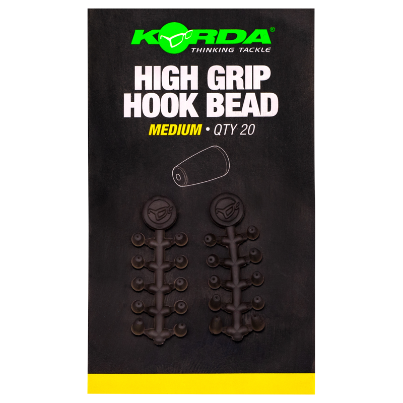 Korda zarážky high grip hook bead - large