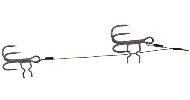 Rage strike point double stinge 2 ks - háček 1 a 2 délka 18 cm a 7 cm nosnost 18 kg