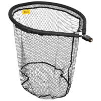 Fencl Muškařský Podběrák King L Karbon s Pogumovanou Sítí Magnetický Držák a Pojistné Lanko Plovoucí 49x39 cm (9)