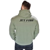 Jet Fish  Mikina Zelená S Černým Logem (1)