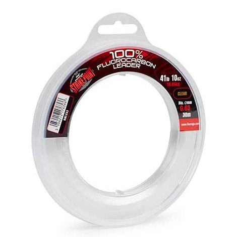 Levně Fox rage fluorocarbon strike point leader - 0,6 mm 41,64 lb 30 m