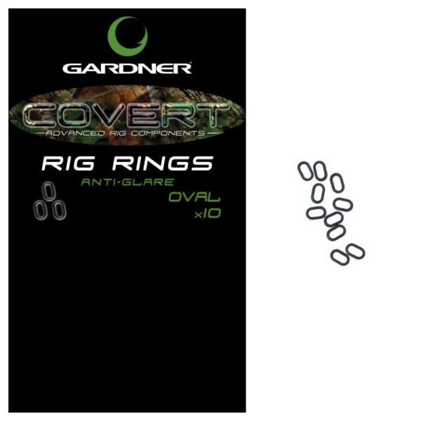 Gardner Kroužky Covert Oval Rig Rings 10 ks