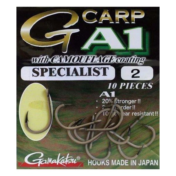 Gamakatsu Háčky G-Carp Specialist CAMOU A1 10ks