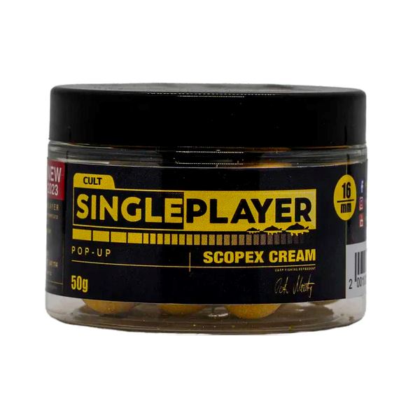 Singleplayer Plovoucí Boilies Pop-Up Boilies Scopex Cream 50 g