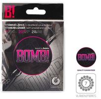 Delphin Lanko Titanové 1x7 Bomb S Obratlíkem A Karabinou 2 ks (1)