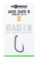 Korda Háčky Basix Wide Gape Barbless 10 ks (1)