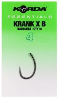 Korda Háčky Essentials Krank X Barbless 10 ks (1)