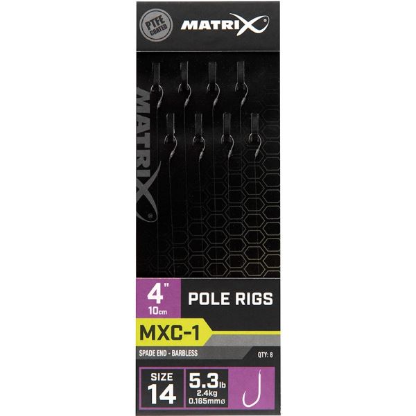 Matrix Návazec MXC-1 Pole Rig Barbless 10 cm