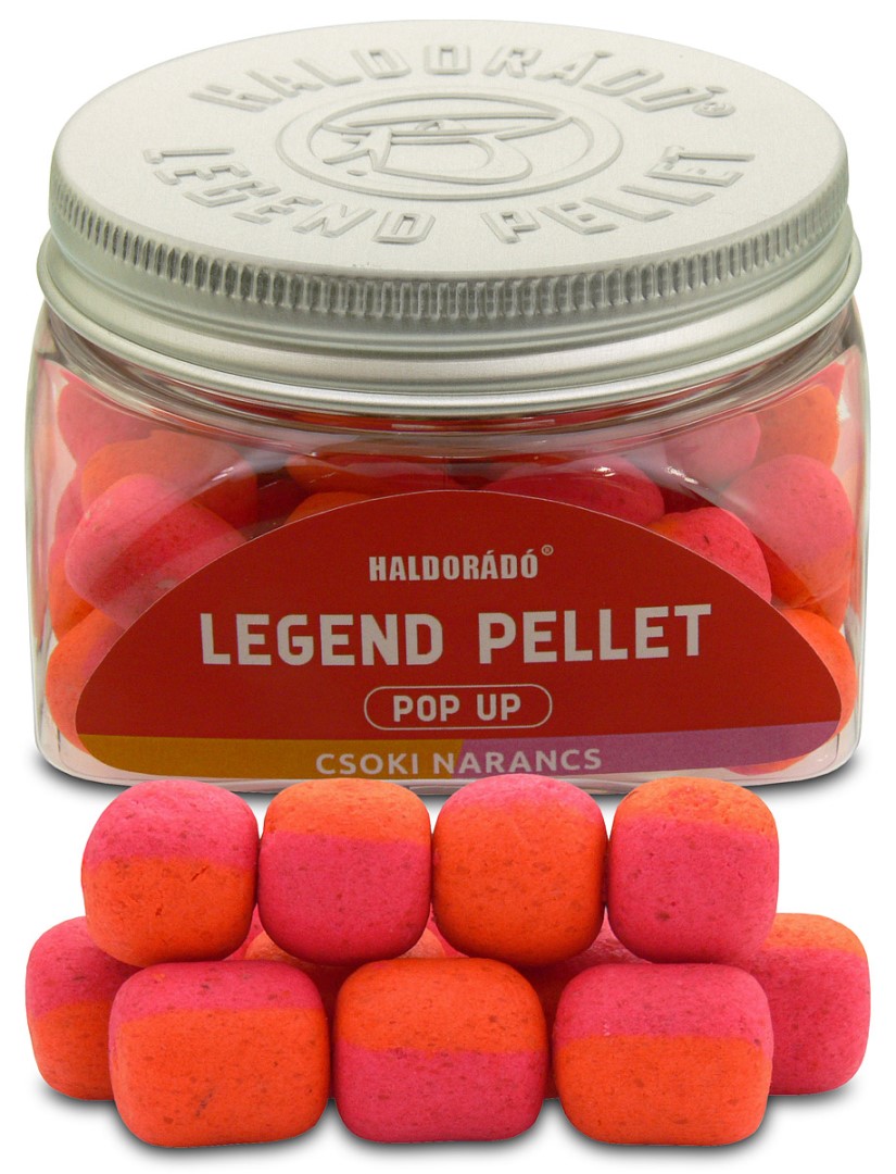 Haldorádó pelety legend pellet pop-up 50 g 12+16 mm - čokoládový pomeranč