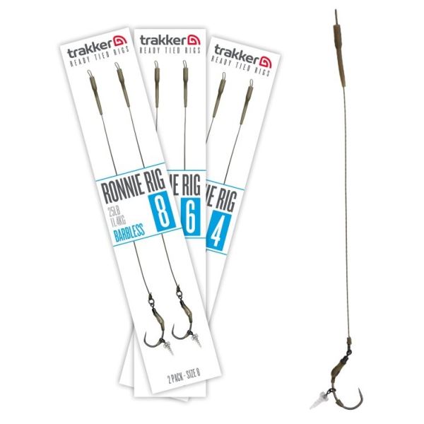 Trakker Návazce Ronnie Rig Barbless 25 lb 2 ks