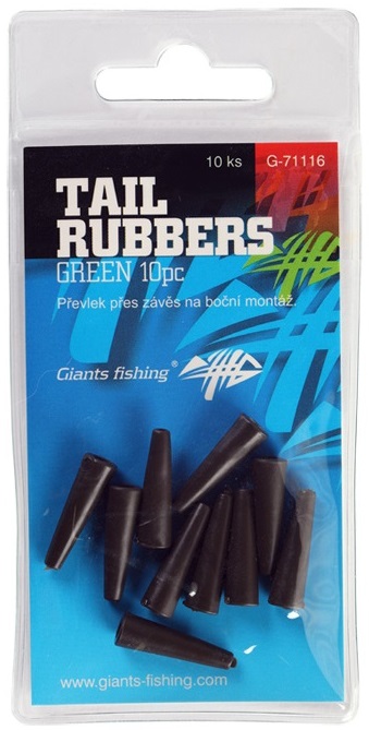 Giants fishing převlek na závěsku tail rubbers green 10 ks 20 mm