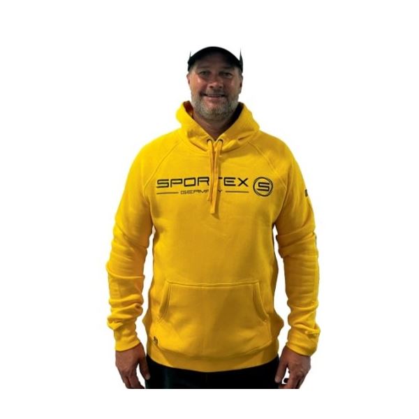 Sportex Rybářská Mikina s Kapucí Žlutá
