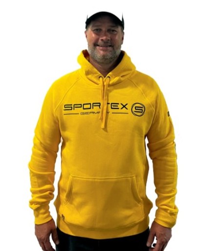 Sportex rybářská mikina s kapucí žlutá - l