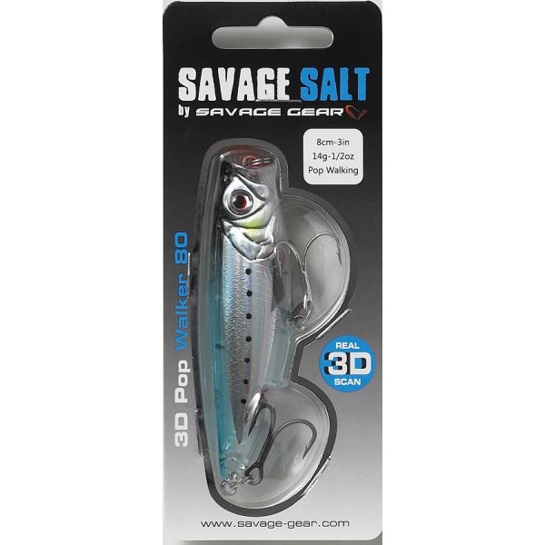 Savage Gear Wobler 3D Minnow Pop Blue Sardine