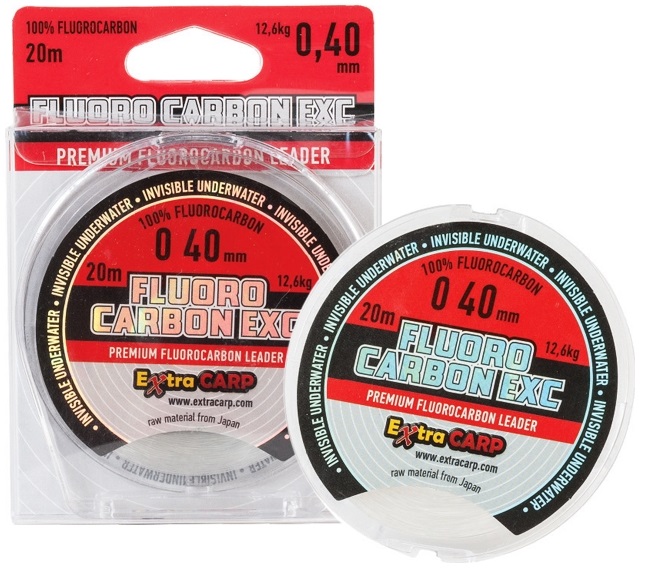 Extra carp fluoro carbon exc čirá 20 m-průměr 0,40 mm / nosnost 12,6 kg