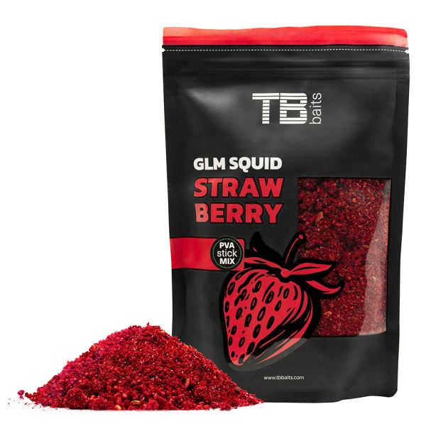 TB Baits PVA Stick Mix GLM Squid Strawberry - 200 g
