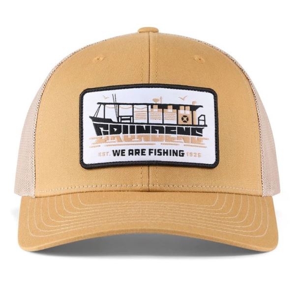 Grundéns Kšiltovka Oyster Lugger Trucker Whiskey