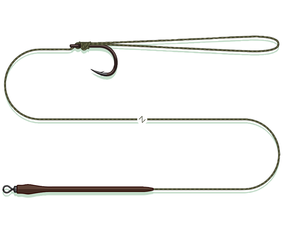 Levně Madcat návazec standard pellet rig suspending - 0,95 mm 65 cm 2/0